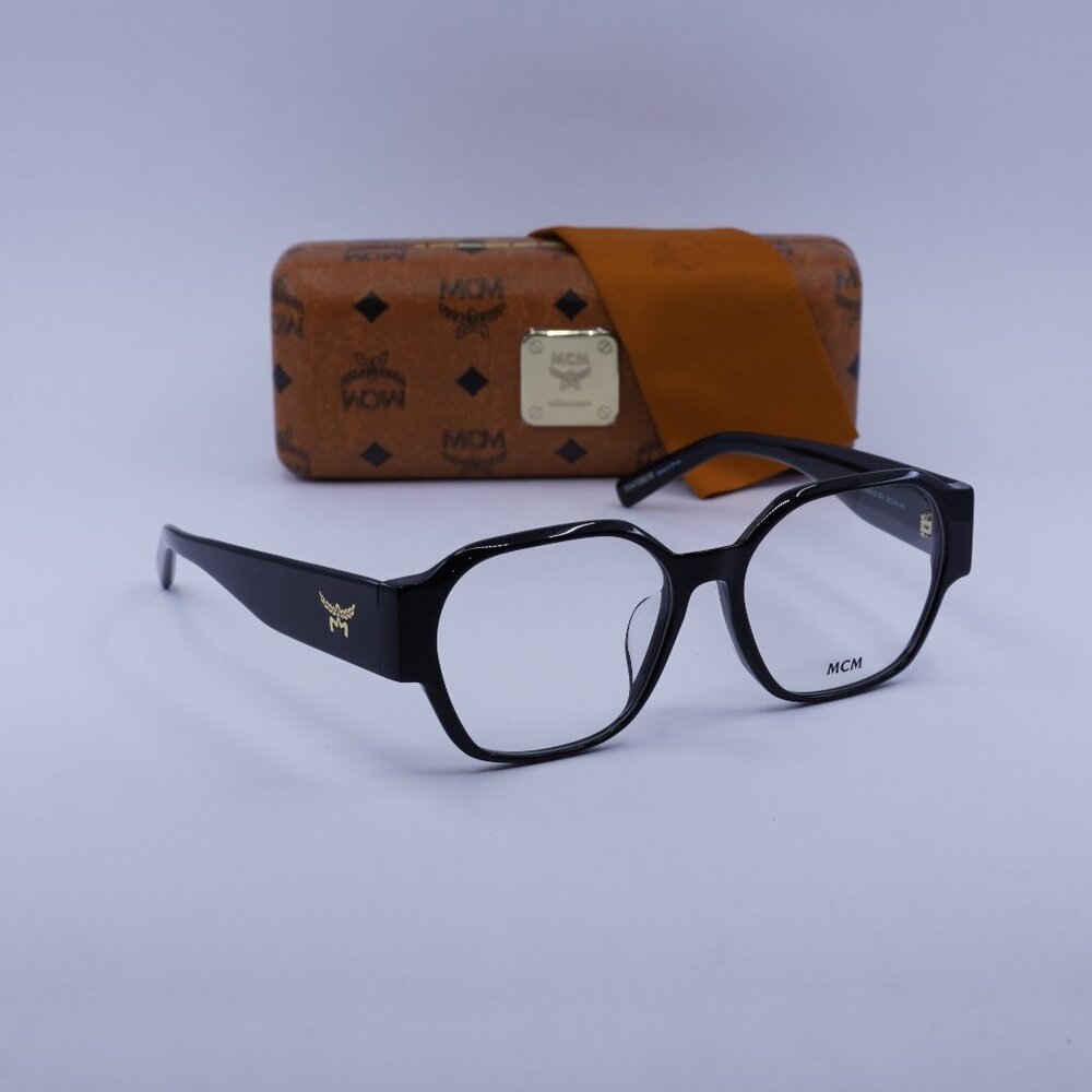 MCM MW5008-D 001 Geometric Eyeglasses - Black 54mm